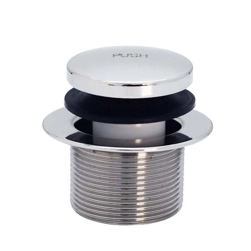 Westbrass Tip-Toe Sch. 40 PVC Bath Waste with One-Hole Elbow, Polished Chrome, D49321-26 - Image 5